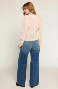 Joie Leigh Long Sleeve Silk Top -Joie Fashion Outlet Store T0197F7881 HSVI 2