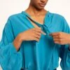Joie Wells Long Sleeve Silk Top