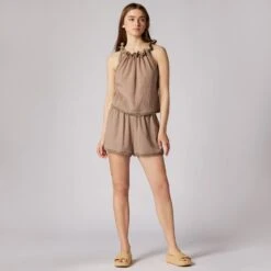 Joie Aurelia Sleeveless Cotton Top -Joie Fashion Outlet Store T0235F9353 TPG 1 DPA