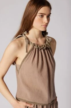 Joie Aurelia Sleeveless Cotton Top