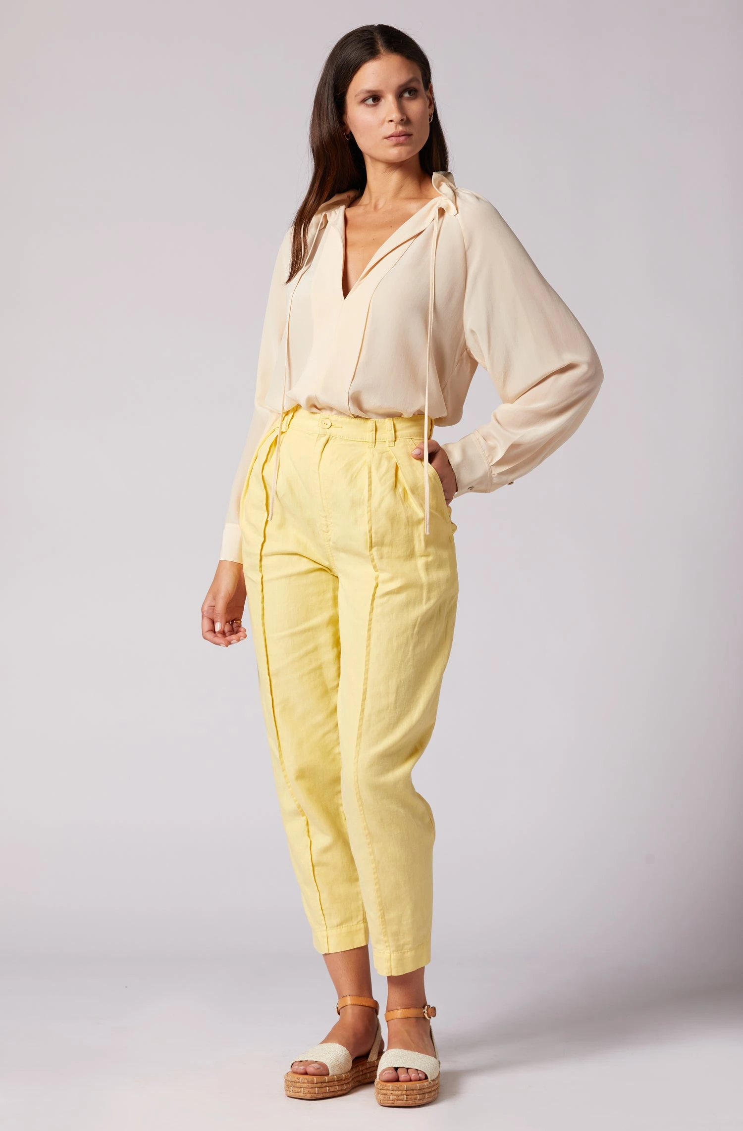 Joie Daisy Long Sleeve Silk Top 2 Joie Daisy Long Sleeve Silk Top - Image 2