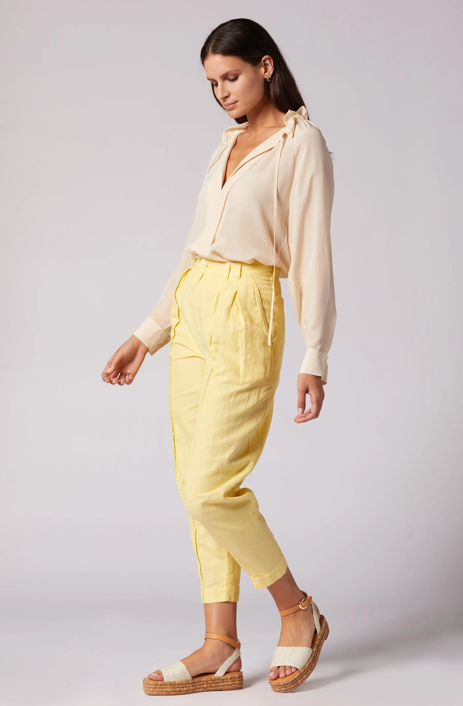 Joie Daisy Long Sleeve Silk Top 6 Joie Daisy Long Sleeve Silk Top - Image 6