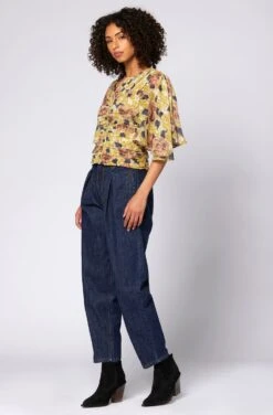 Joie Foster Short Sleeve Silk Top -Joie Fashion Outlet Store T0301A0053 EOML 3