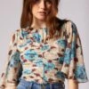 Joie Foster Short Sleeve Silk Top