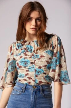 Joie Foster Short Sleeve Silk Top