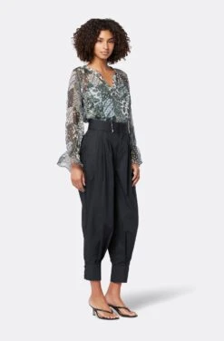 Joie Cecarina Long Sleeve Silk Top 15 Joie Cecarina Long Sleeve Silk Top -Joie Fashion Outlet Store T5051A9361 DKGL 3