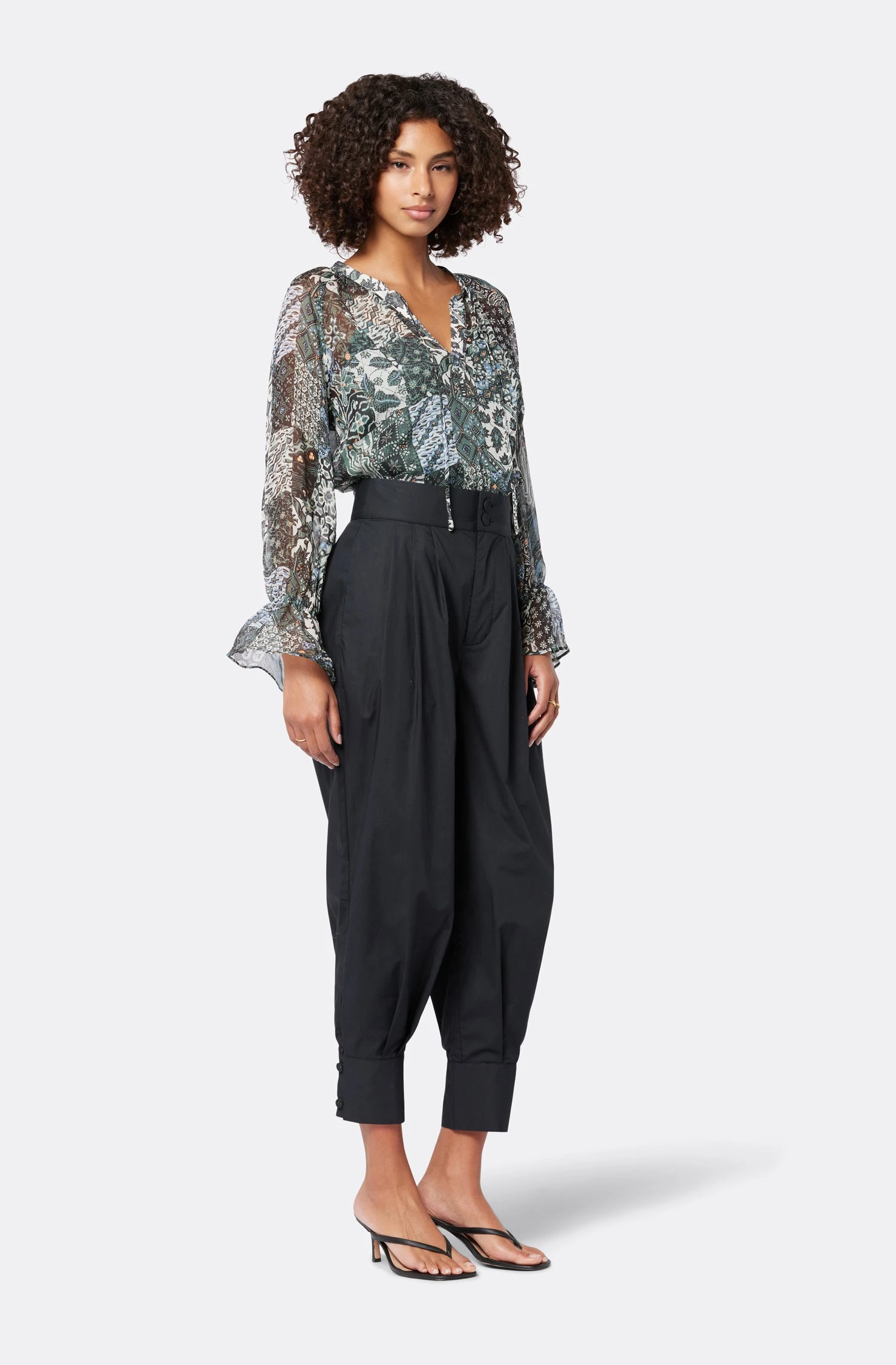 Joie Cecarina Long Sleeve Silk Top 4 Joie Cecarina Long Sleeve Silk Top - Image 4