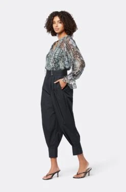 Joie Cecarina Long Sleeve Silk Top 16 Joie Cecarina Long Sleeve Silk Top -Joie Fashion Outlet Store T5051A9361 DKGL 4