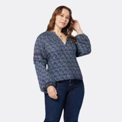 Joie Ogdine Long Sleeve Top -Joie Fashion Outlet Store T5055XA09311 NVBM 2 DPA