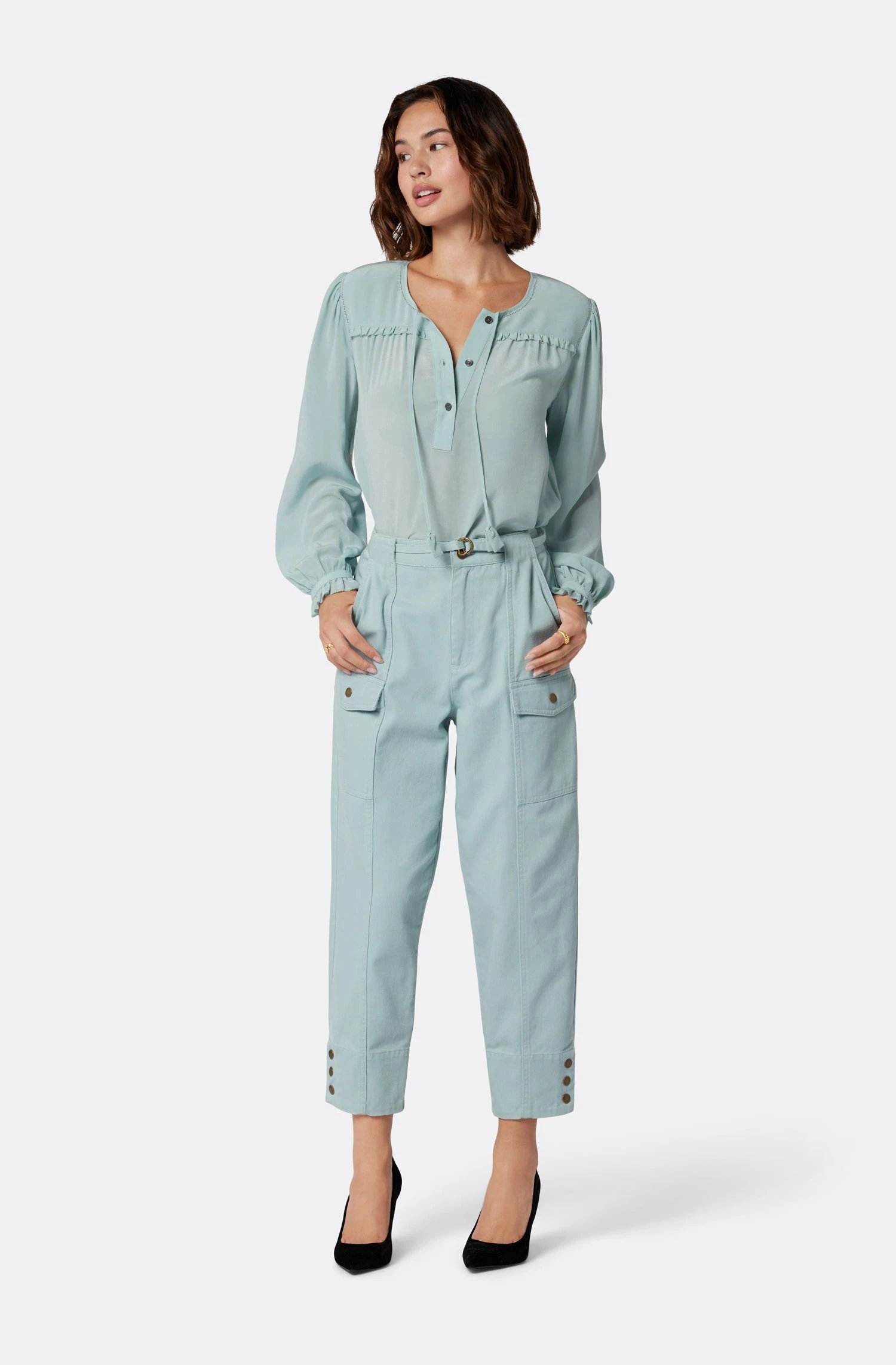 Joie Yerba Long Sleeve Silk Top 2 Joie Yerba Long Sleeve Silk Top - Image 2