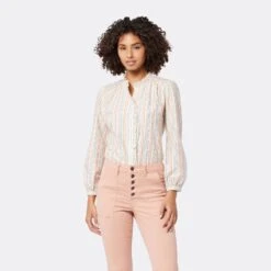 Joie Alain Long Sleeve Top -Joie Fashion Outlet Store T5343A09310 PRCM 2 DPA