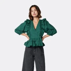 Joie Nellis Cotton Top -Joie Fashion Outlet Store TP041852537 PSYG 2 DPA