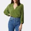 Joie Perci Long Sleeve Silk Top