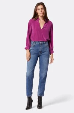 Joie Perci Long Sleeve Silk Top