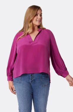 Joie Perci Long Sleeve Silk Top -Joie Fashion Outlet Store TP04569I7881 PHLX 2
