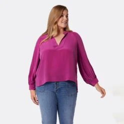 Joie Perci Long Sleeve Silk Top -Joie Fashion Outlet Store TP04569I7881 PHLX 2 952629ec f832 4c51 841a 323cb755fbbe