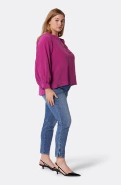 Joie Perci Long Sleeve Silk Top -Joie Fashion Outlet Store TP04569I7881 PHLX 4