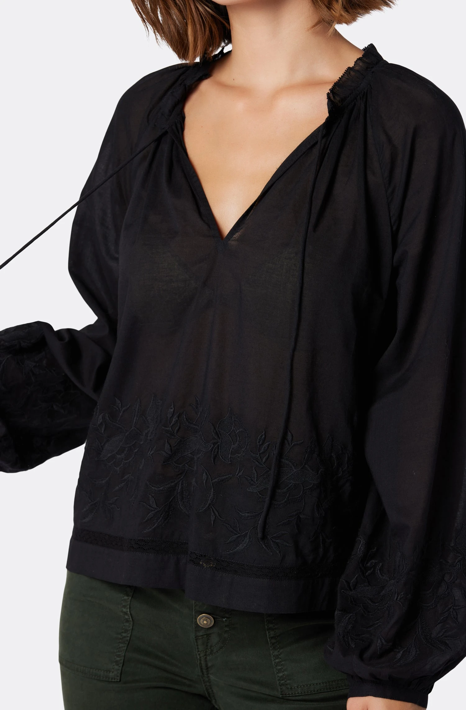 Joie Ogdine Long Sleeve Cotton Top 4 Joie Ogdine Long Sleeve Cotton Top - Image 4