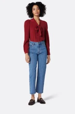 Joie Eldridge Tie Neck Silk Top -Joie Fashion Outlet Store TP05163B7881 SUDT 1