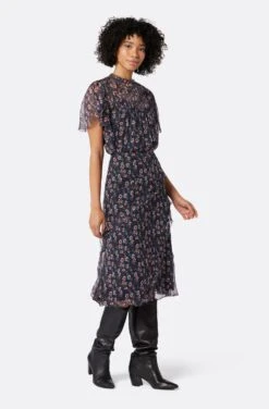 Joie Madison Short Sleeve Silk Top -Joie Fashion Outlet Store TP051649127 CAVM 4