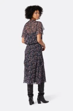 Joie Madison Short Sleeve Silk Top -Joie Fashion Outlet Store TP051649127 CAVM 5