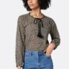 Joie Assouel Long Sleeve Cotton Top