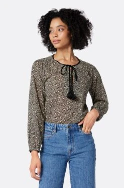 Joie Assouel Long Sleeve Cotton Top