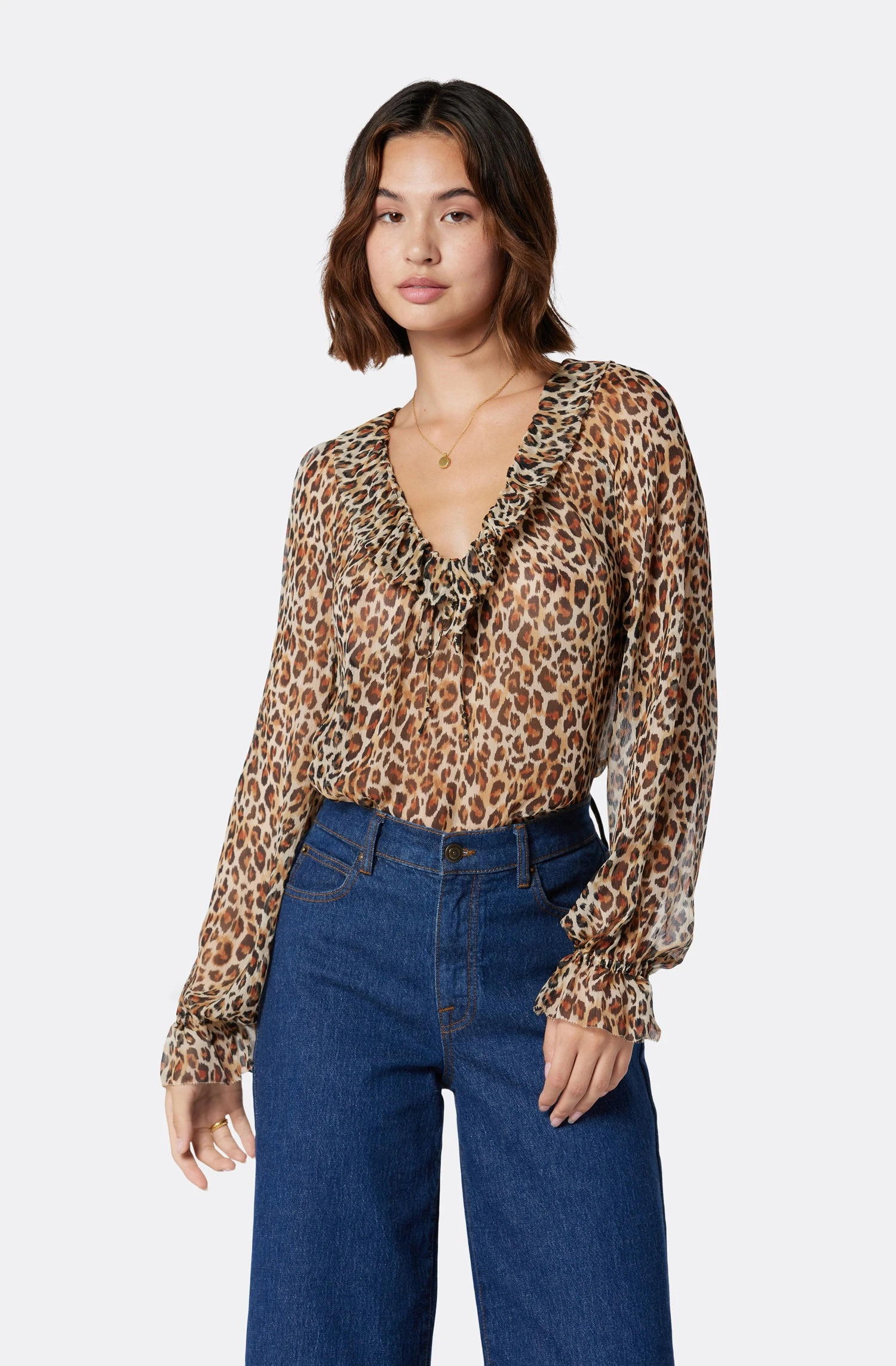 Joie Veron Long Sleeve Silk Top 1 Joie Veron Long Sleeve Silk Top