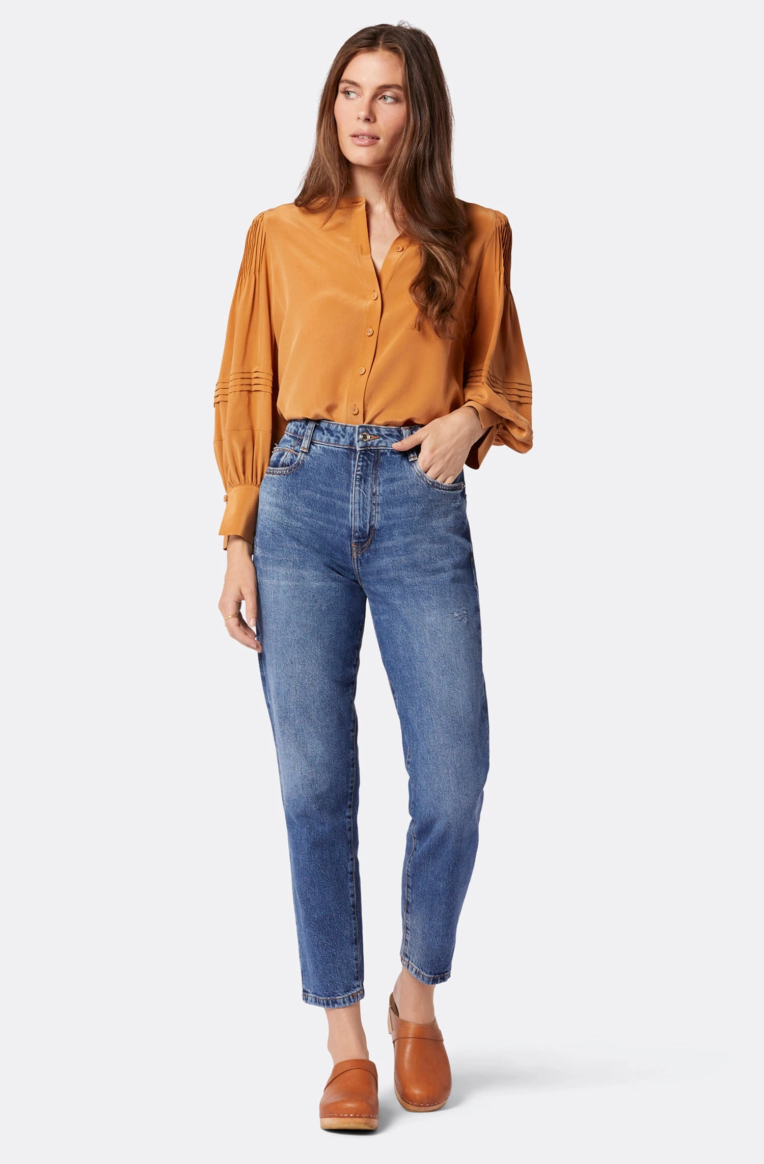 Joie Ivry Long Sleeve Silk Top 2 Joie Ivry Long Sleeve Silk Top - Image 2