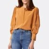 Joie Ivry Long Sleeve Silk Top