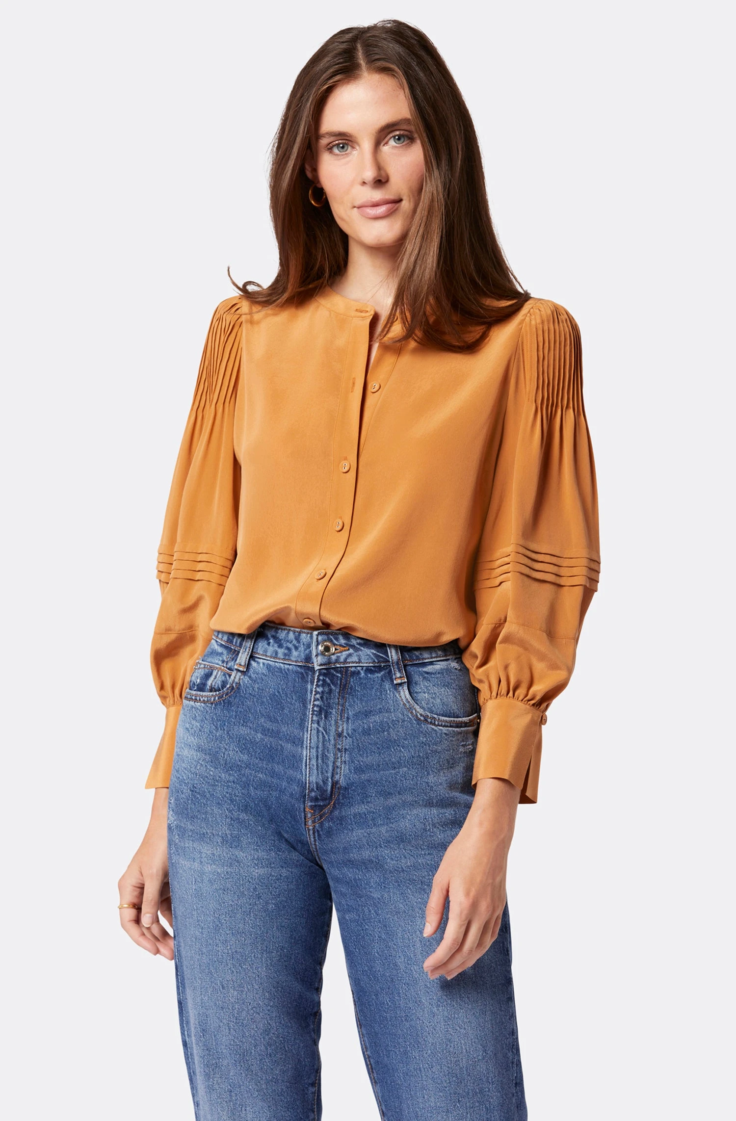 Joie Ivry Long Sleeve Silk Top 1 Joie Ivry Long Sleeve Silk Top