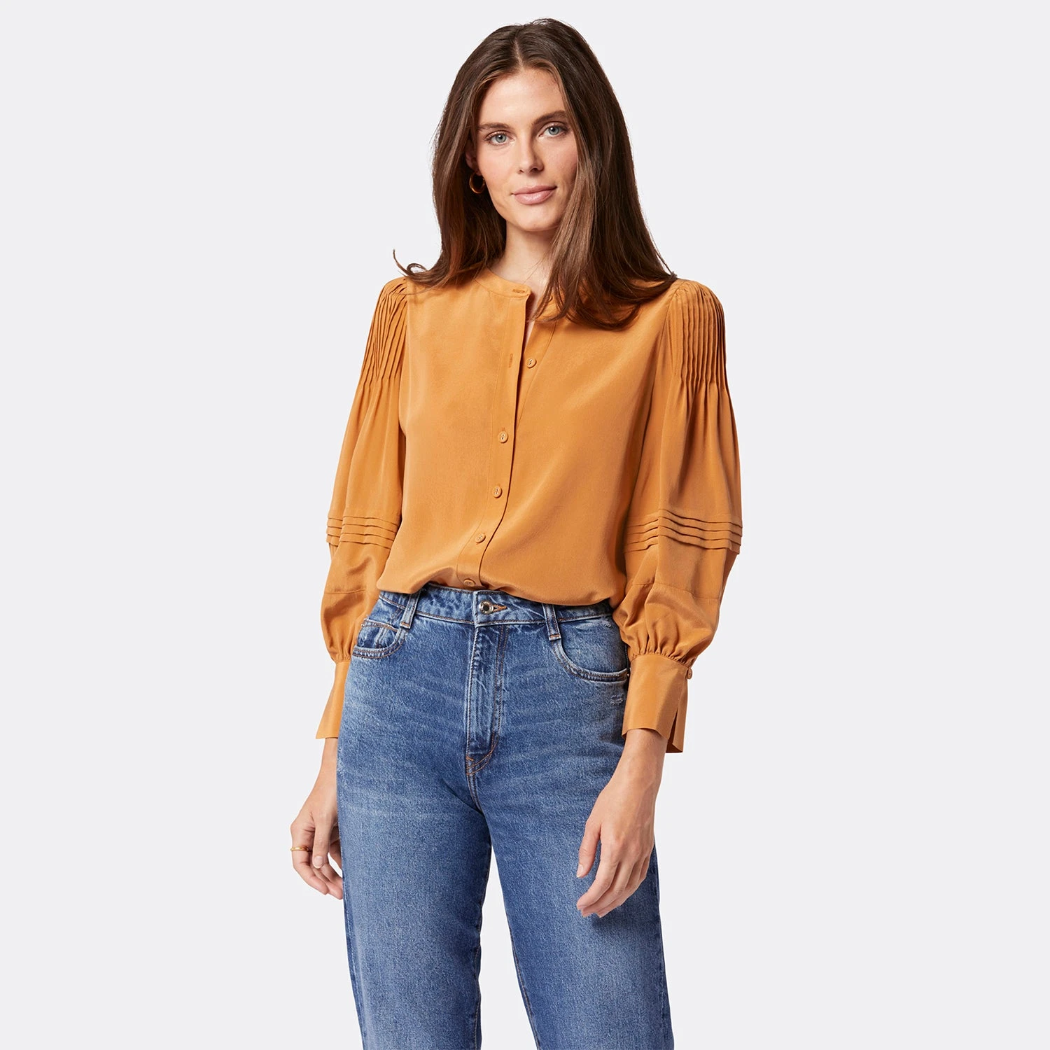 Joie Ivry Long Sleeve Silk Top 4 Joie Ivry Long Sleeve Silk Top - Image 4