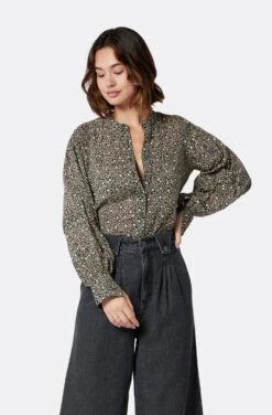 Joie Ivry Long Sleeve Cotton Top