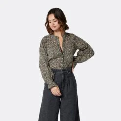 Joie Ivry Long Sleeve Cotton Top -Joie Fashion Outlet Store TP053699134 CVBS 2 DPA