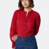 Joie Ivry Long Sleeve Cotton Top