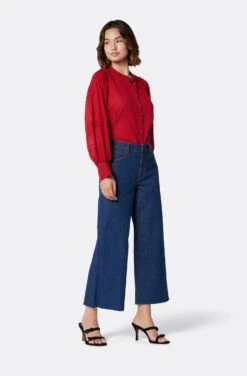 Joie Ivry Long Sleeve Cotton Top -Joie Fashion Outlet Store TP053699134 TPLP 4