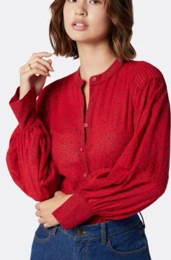 Joie Ivry Long Sleeve Cotton Top -Joie Fashion Outlet Store TP053699134 TPLP 6